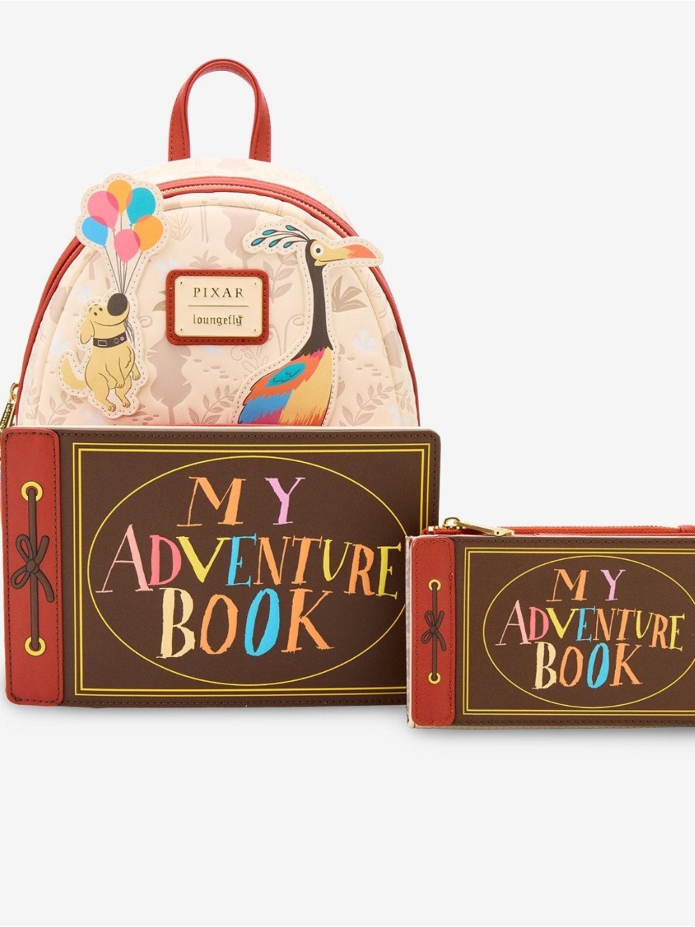 Loungefly Disney NWT  Pixar Up My Adventure Book Mini Backрack w/wallet